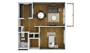 Assisted Living One Bedroom