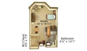 Independent Living Tradition Bay Studio