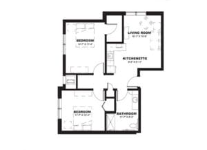 Juniper Assisted Living Floor Plan
