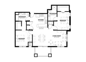 White Oak Independent Living Floor Plan