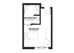 Walnut Memory Care Floor Plan