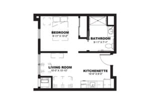 Maple Assisted Living Floor Plan