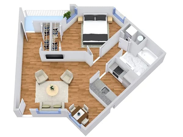 B2 floor plan