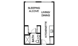 Independent Living Studio A-4
