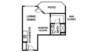 Independent Living Studio A-2