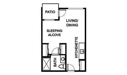 Independent Living Studio A-3