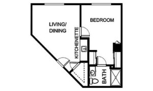 Independent Living One Bedroom B-3