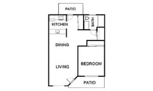 Cottage One Bedroom B-1