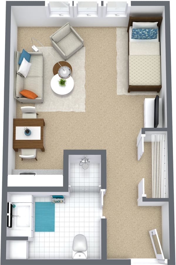Studio Floor Plan