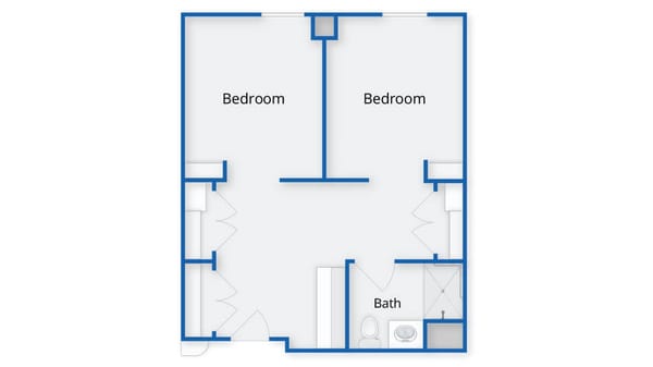 Memory Care Companion Suite Floor Plan