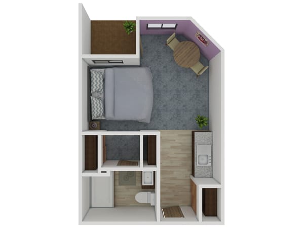 Studio A5 Floor Plan