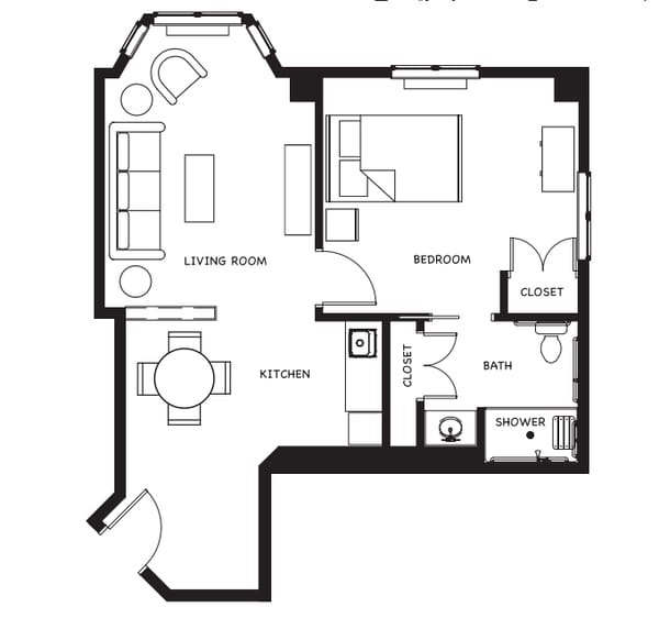 MAGNOLIA DELUXE - ONE BEDROOM 1