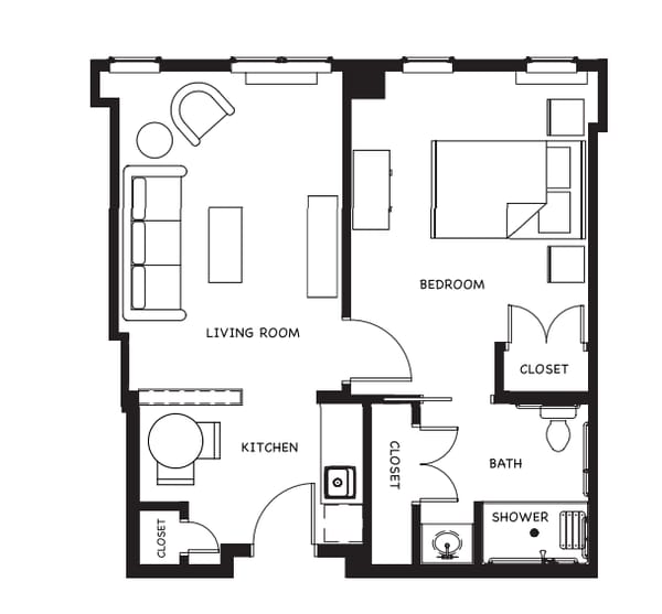 BIRCH ONE BEDROOM A
