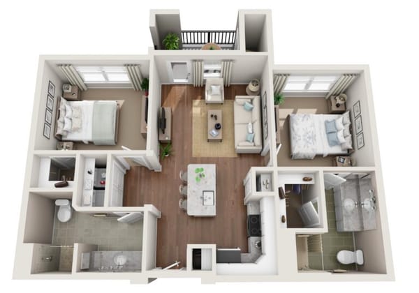 Ariel Pointe of Sachse | Two Bedroom
