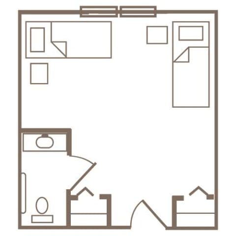 Large Studio Floor Plan