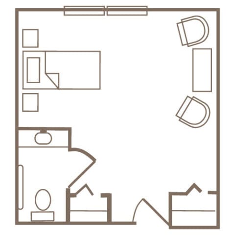 Large Studio Floor Plan