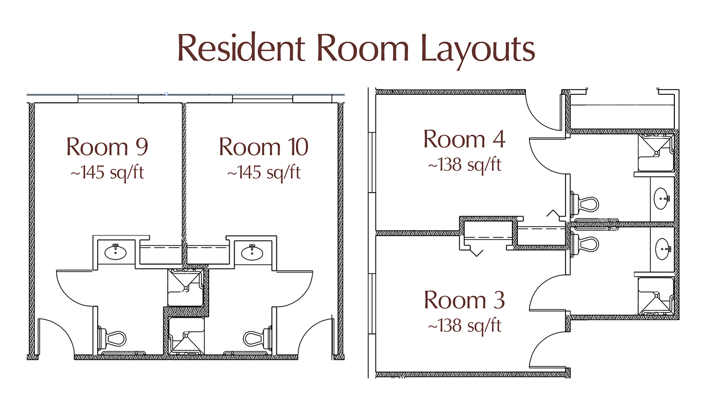 Resident Room Layouts
