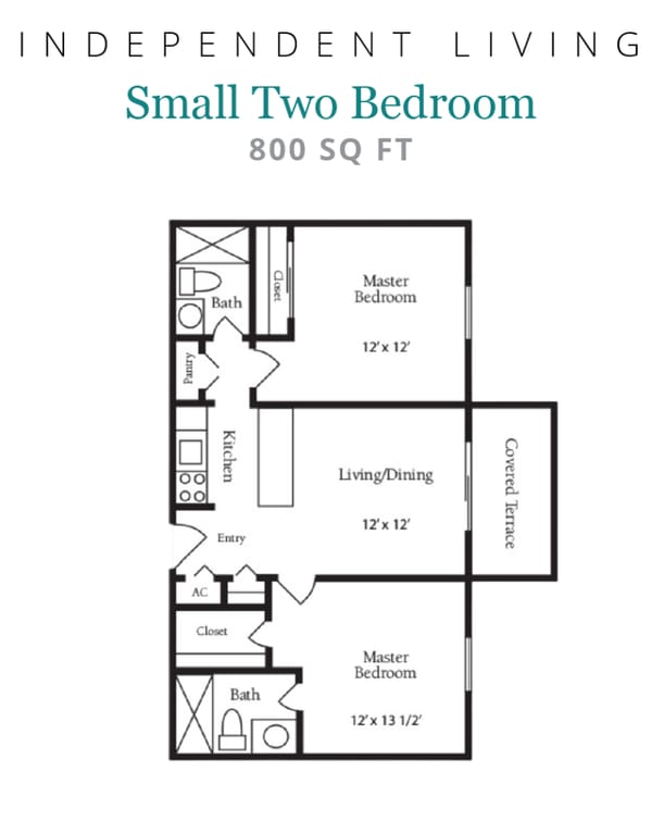 2 Bedroom Small