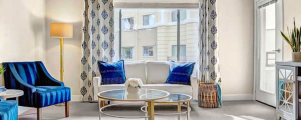 senior apartment living room in luxury retirement community near Chandler Arizon