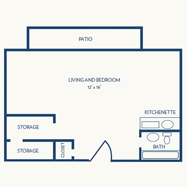 Studio Suite - Floor Plan B