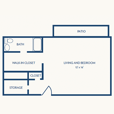 Studio Suite - Floor Plan A
