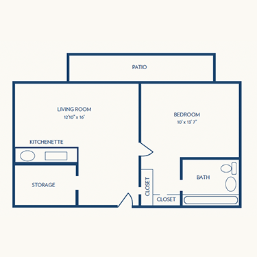 Garden Home - Two Bedroom / 1.5 Bathroom