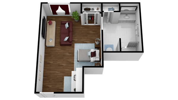 Curavistas Highline Studio Rendering