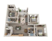 1 Bedroom Floor Plan