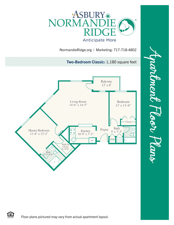 2 BR Classic Floor Plan