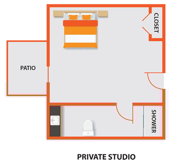 Private Studio Floor Plan