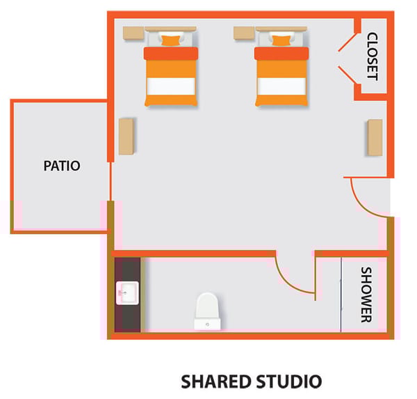 Shared Studio Floor Plan