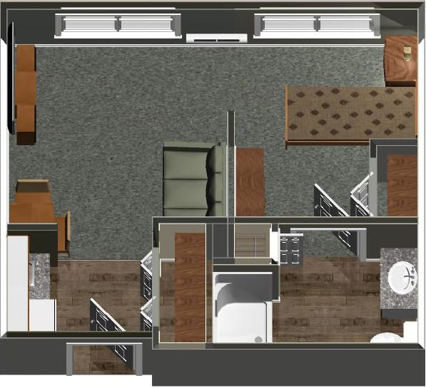 Standard Apartment Floor Plan