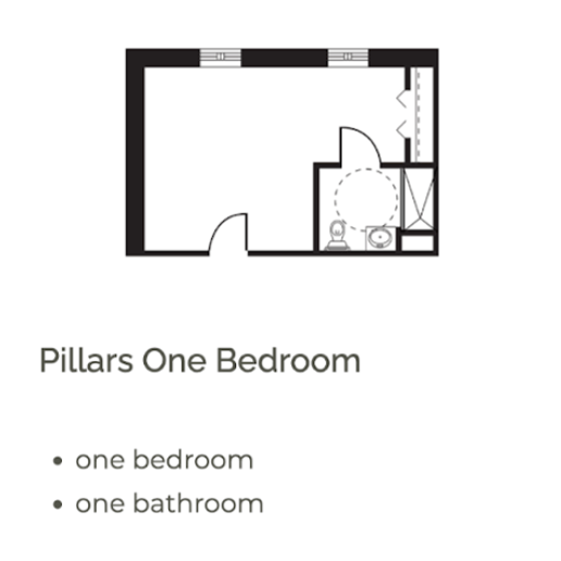1 Bedroom Floor Plan