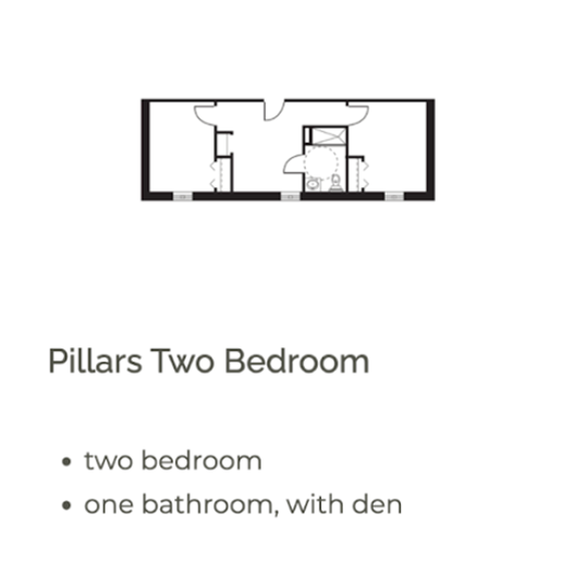 2 Bedroom Floor Plan