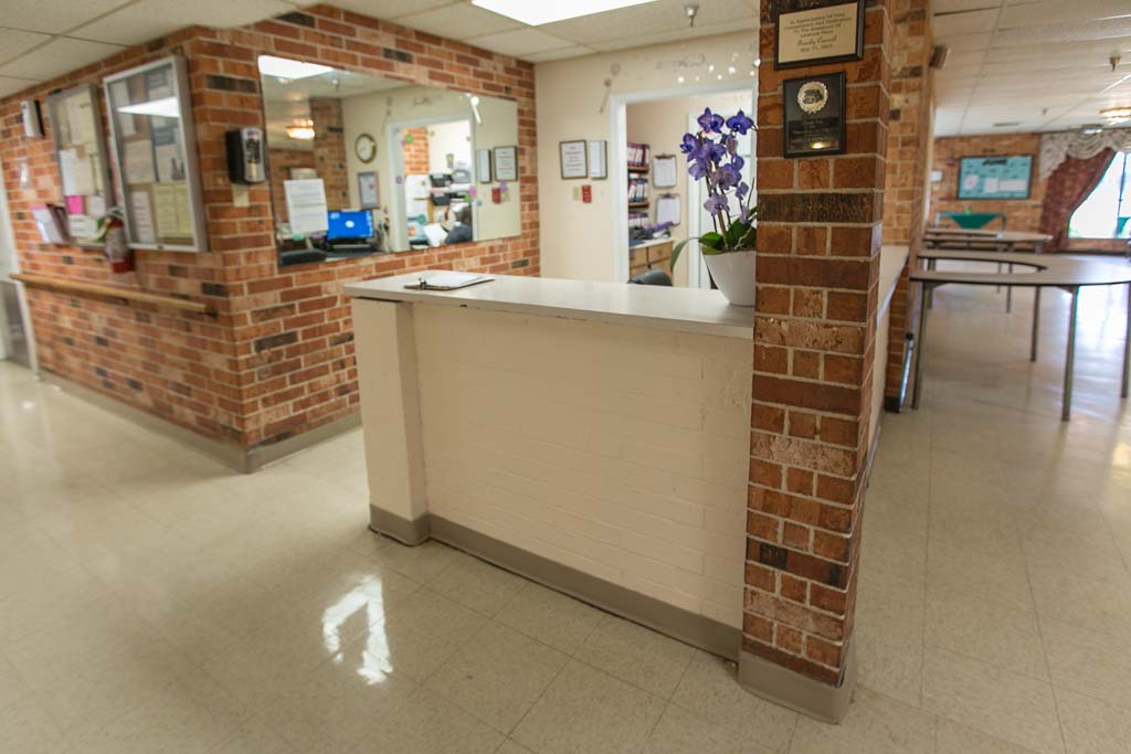 Reception area with a welcoming atmosphere