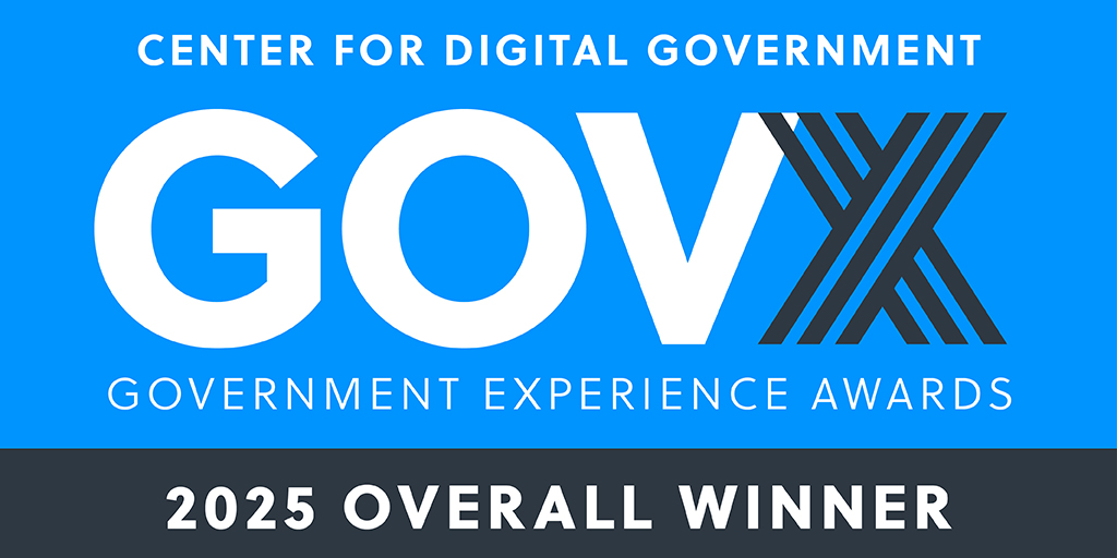 Award logo for government experience