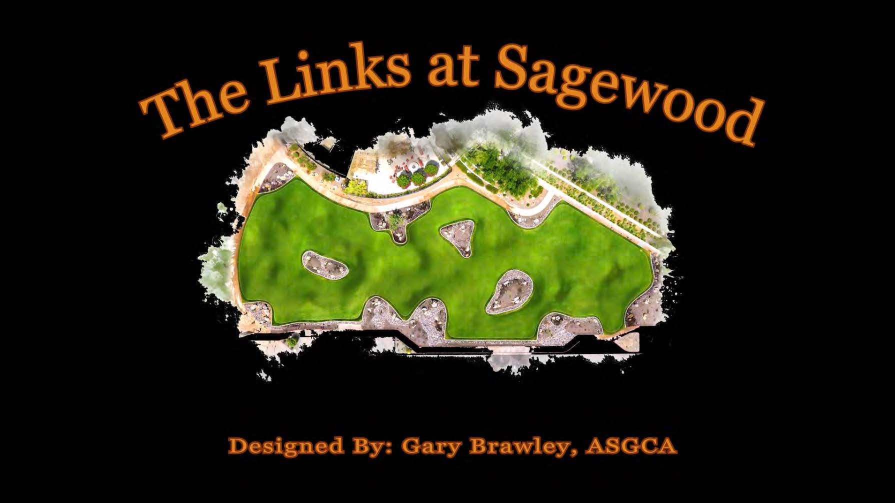 Logo of a golf course design