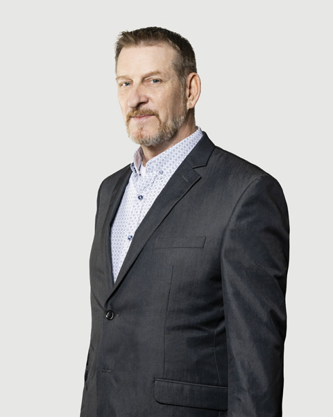 Professional portrait of a man in a suit