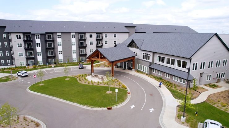 Exterior view of the Cerenity Humboldt facility.