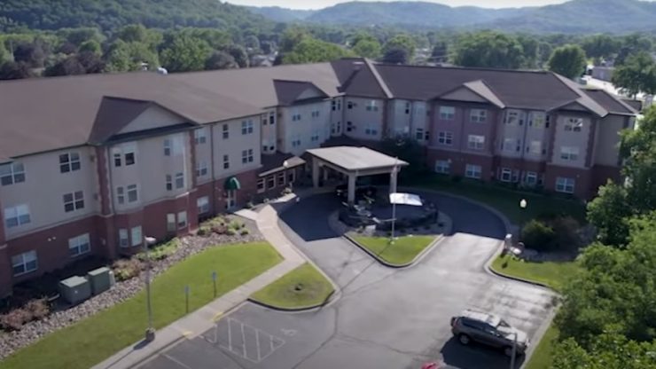 Aerial view of Cerenity Humboldt facility.