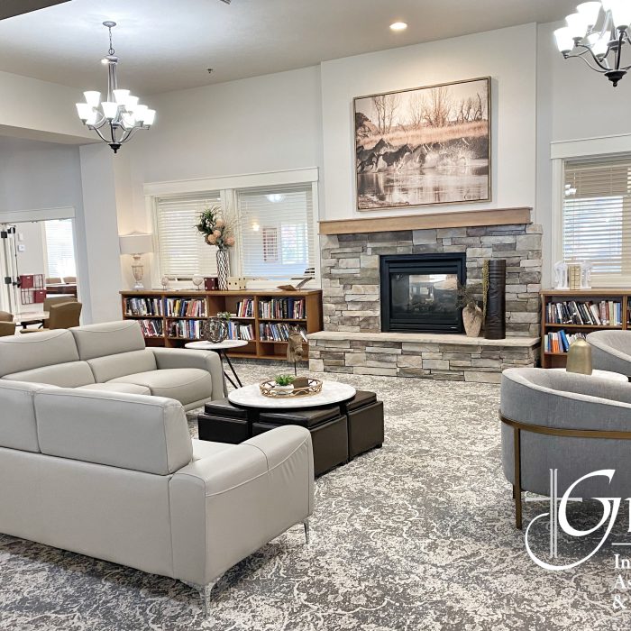 Cozy interior common area with comfortable seating