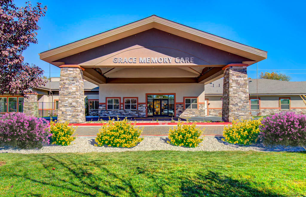 Exterior view of Grace Memory Care facility