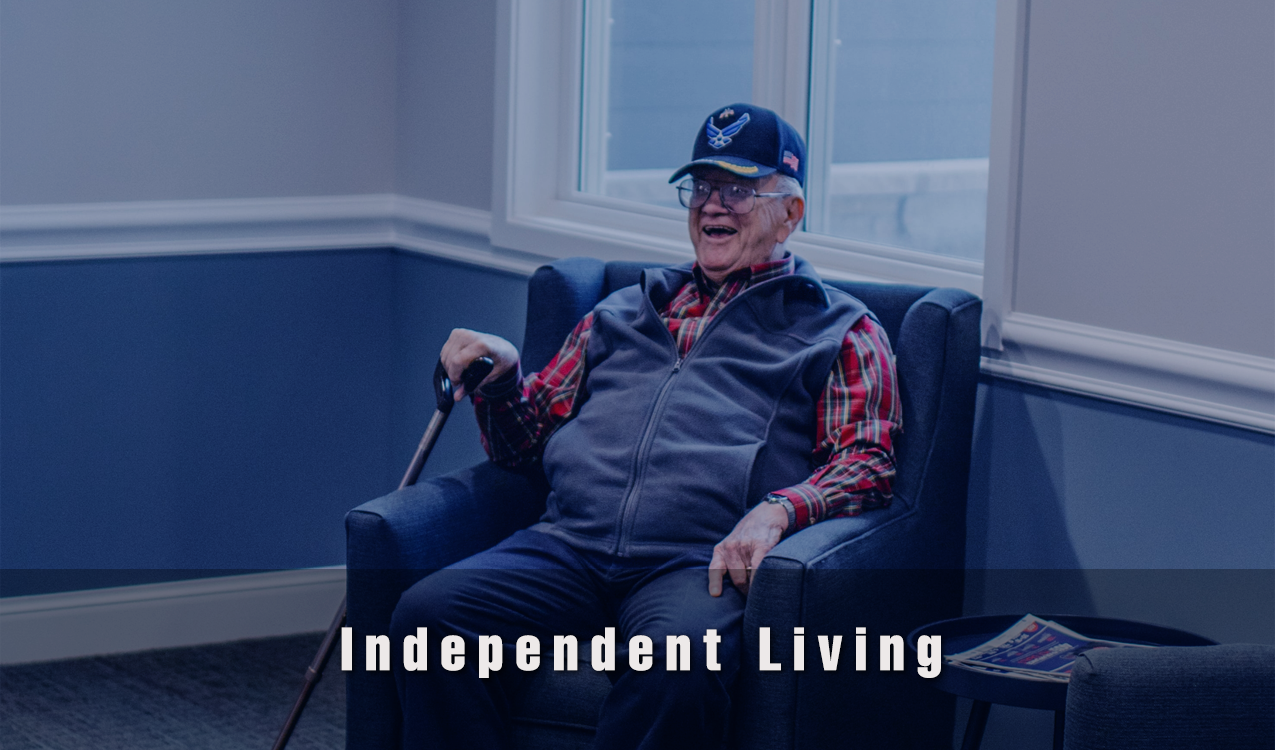 Senior man enjoying his time in a cozy chair