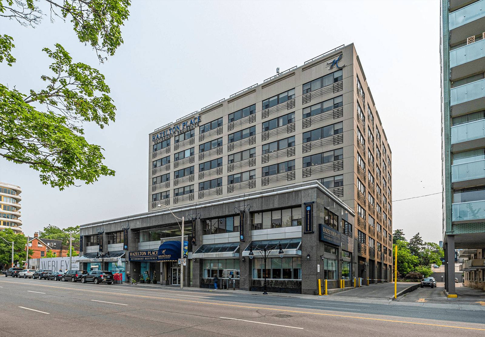 Exterior view of Hazelton Place Retirement Residence