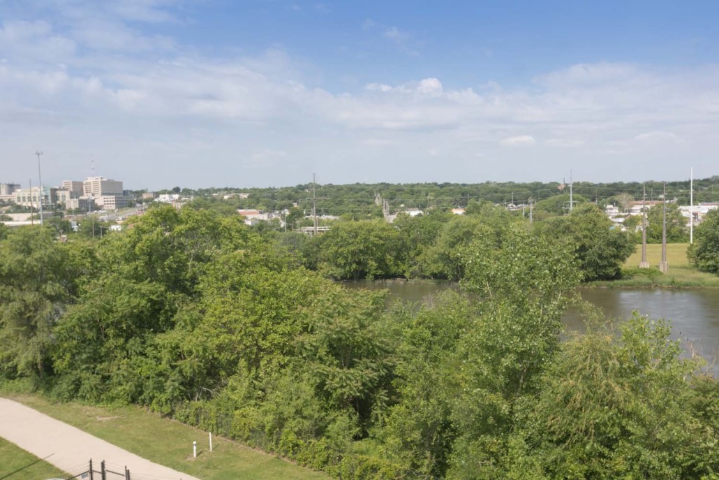 View of greenery and river from the facility