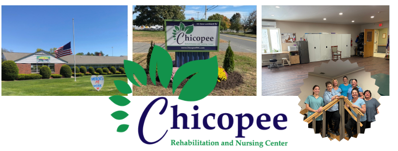 Exterior view of Chicopee Rehabilitation and Nursing Center.