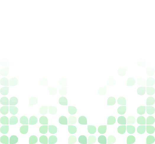 Abstract green pattern on a white background