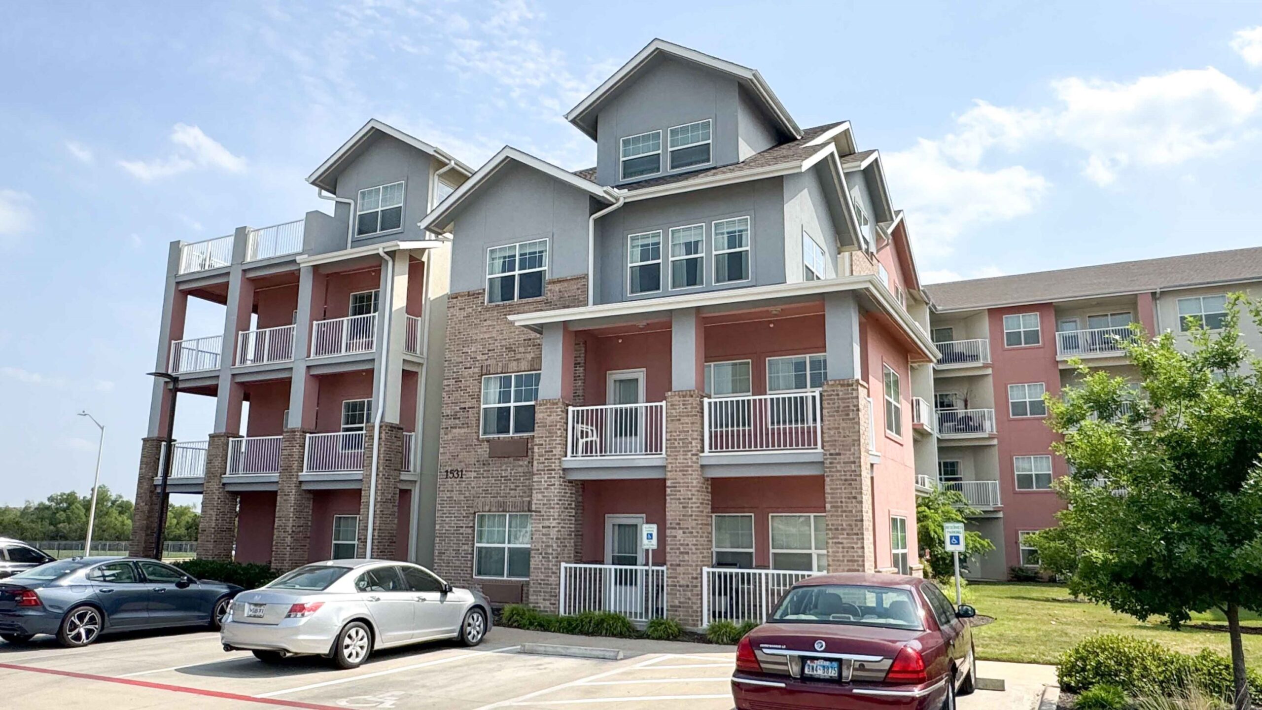 Exterior view of Maple Ridge Senior Living facility
