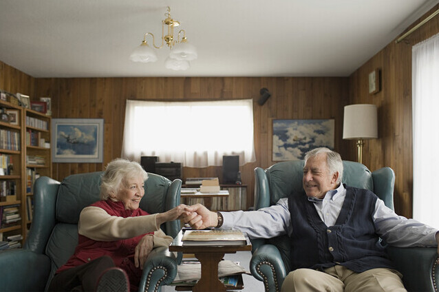 Senior residents enjoying time together