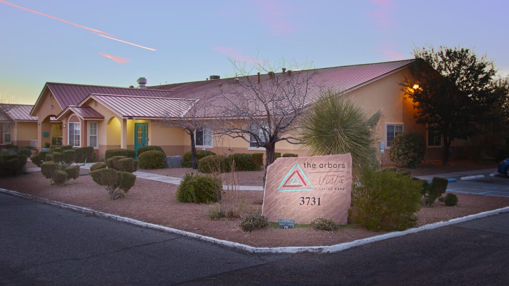 Exterior view of assisted living facility